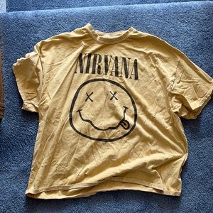 nirvana shirt urban outfitters O/S